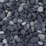 Beach pebbles Schwarz 5/8