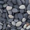 Beach pebbles Schwarz 8/16