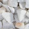 Crystal white chippings 25/40